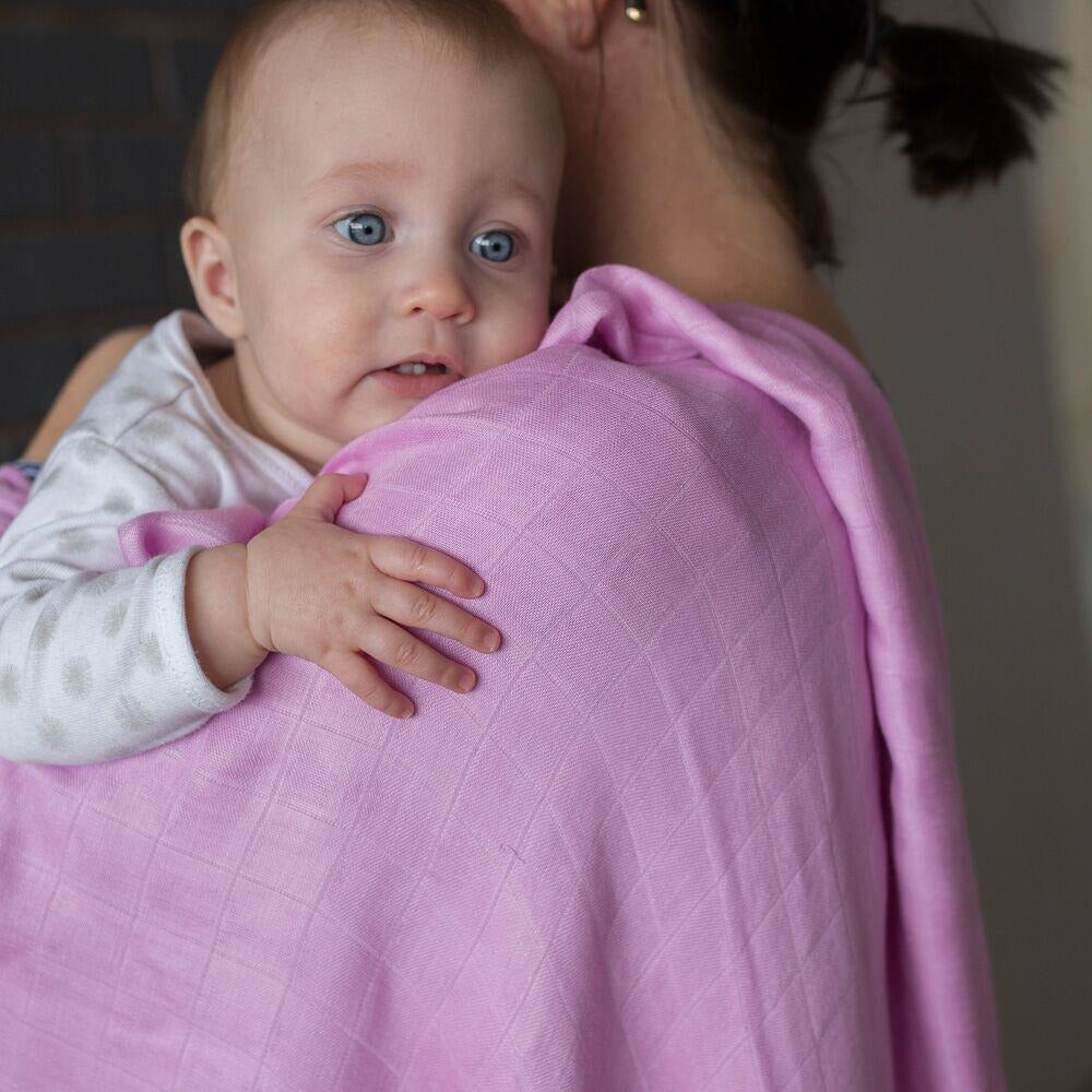 Weegoamigo Bamboo Swaddle Wraps - Candy Pink - Swaddle - Weegoamigo - Afterpay - Zippay Carry Them Close