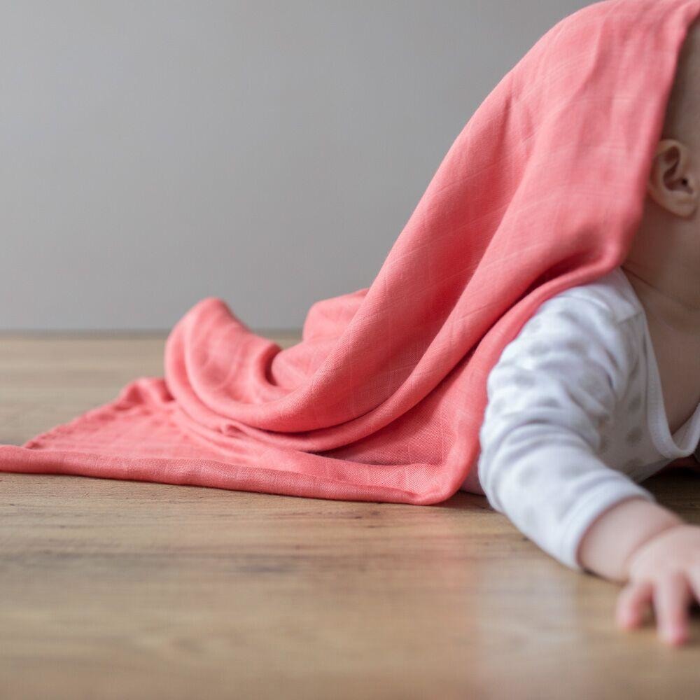 Weegoamigo Bamboo Swaddle Wraps - Terracotta - Swaddle - Weegoamigo - Afterpay - Zippay Carry Them Close