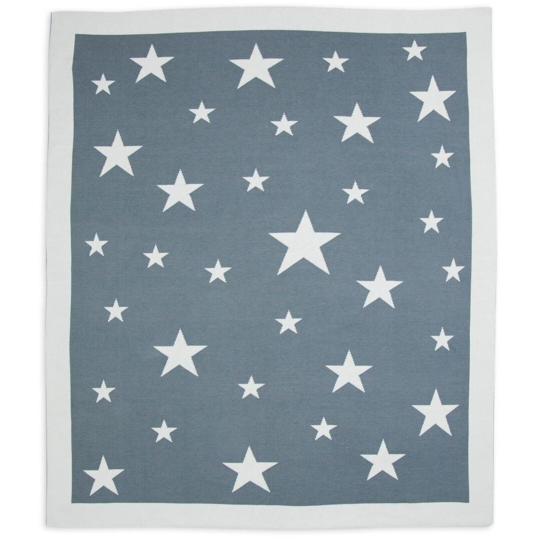 Weegoamigo - Cotton Knitted Blanket - Stellar Charcoal - Baby Blankets - Weegoamigo - Afterpay - Zippay Carry Them Close
