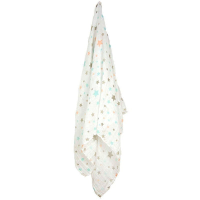 Weegoamigo Muslin Swaddle Wraps - Twinkle Blue - Swaddle - Weegoamigo - Afterpay - Zippay Carry Them Close