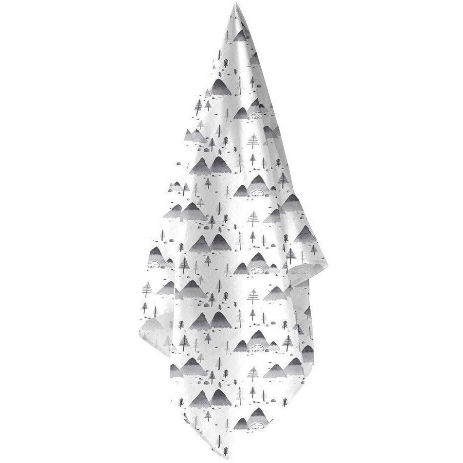 Weegoamigo Muslin Swaddle Wraps - Snowy Mountains - Swaddle - Weegoamigo - Afterpay - Zippay Carry Them Close