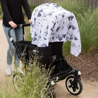 Weegoamigo Muslin Swaddle Wraps - Snowy Mountains - Swaddle - Weegoamigo - Afterpay - Zippay Carry Them Close