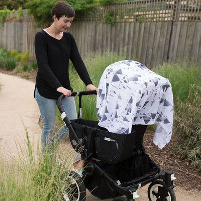 Weegoamigo Muslin Swaddle Wraps - Snowy Mountains - Swaddle - Weegoamigo - Afterpay - Zippay Carry Them Close