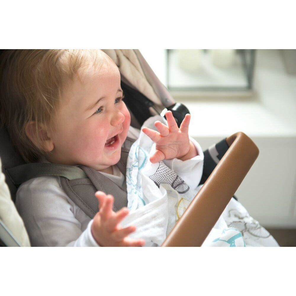 Weegoamigo Muslin Swaddle Wraps - Bicycles - Swaddle - Weegoamigo - Afterpay - Zippay Carry Them Close