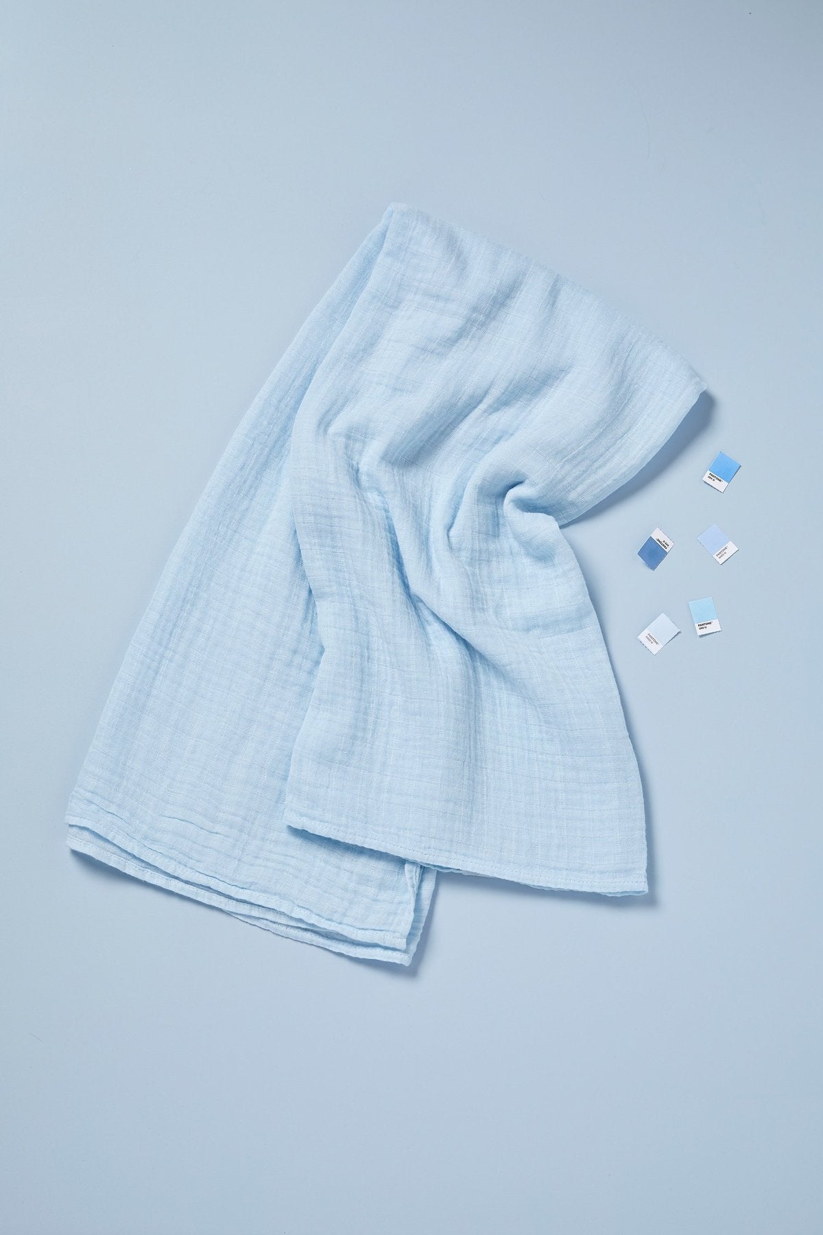 Weegoamigo - Bamboo Swaddle Wraps - Soft Blue