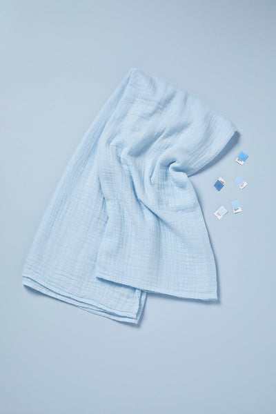 Weegoamigo - Bamboo Swaddle Wraps - Soft Blue