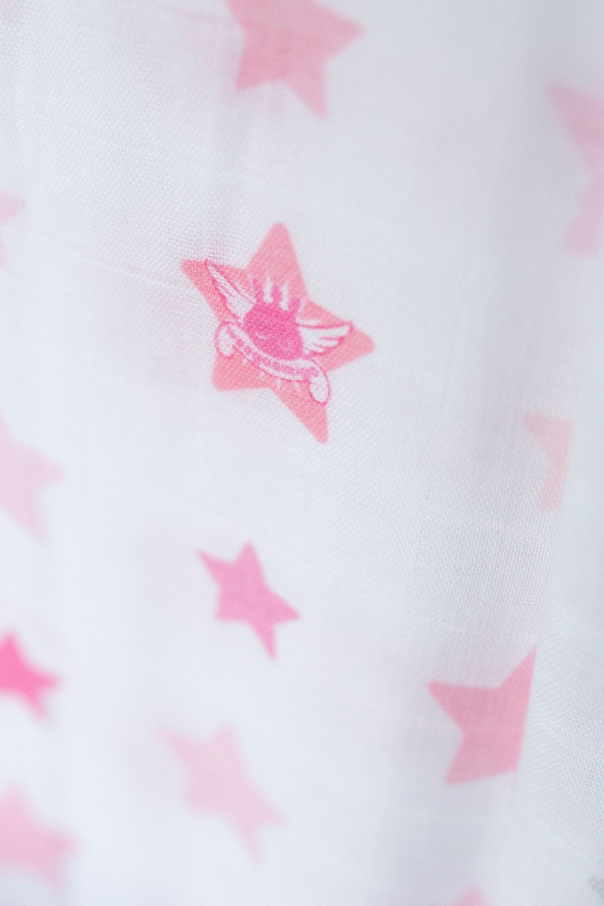 Weegoamigo - Bamboo Swaddle Wraps - Stars Pink