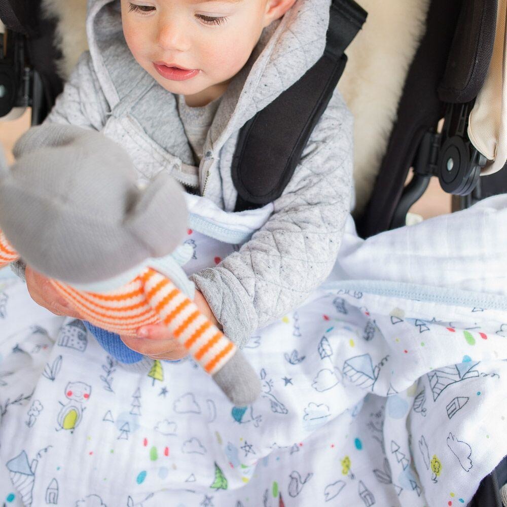 Weegoamigo Stroller Blanket - Mindfulness - Baby Blankets - Weegoamigo - Afterpay - Zippay Carry Them Close