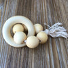 Wooden Beaded Rattle with Maple Wood Teether - Teething Necklace - Nature Bubz - Afterpay - Zippay Carry Them Close