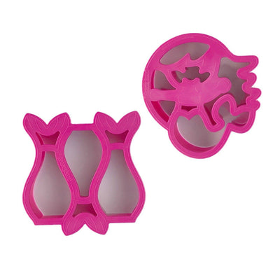 Lunch Punch Sandwich Cutters Pair - Mermaid