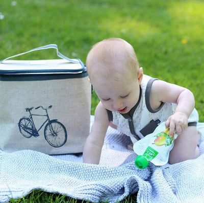 SoYoung - Large Insulated Cooler Bag - Blue Bicycle