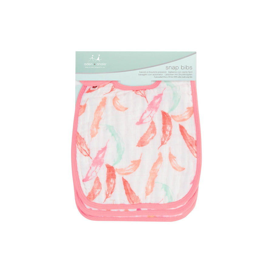 Aden and Anais - Snap Bib 3 Set - Petal Blooms