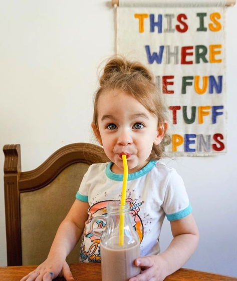 Montii Co - Silicone Straw Set - Pink