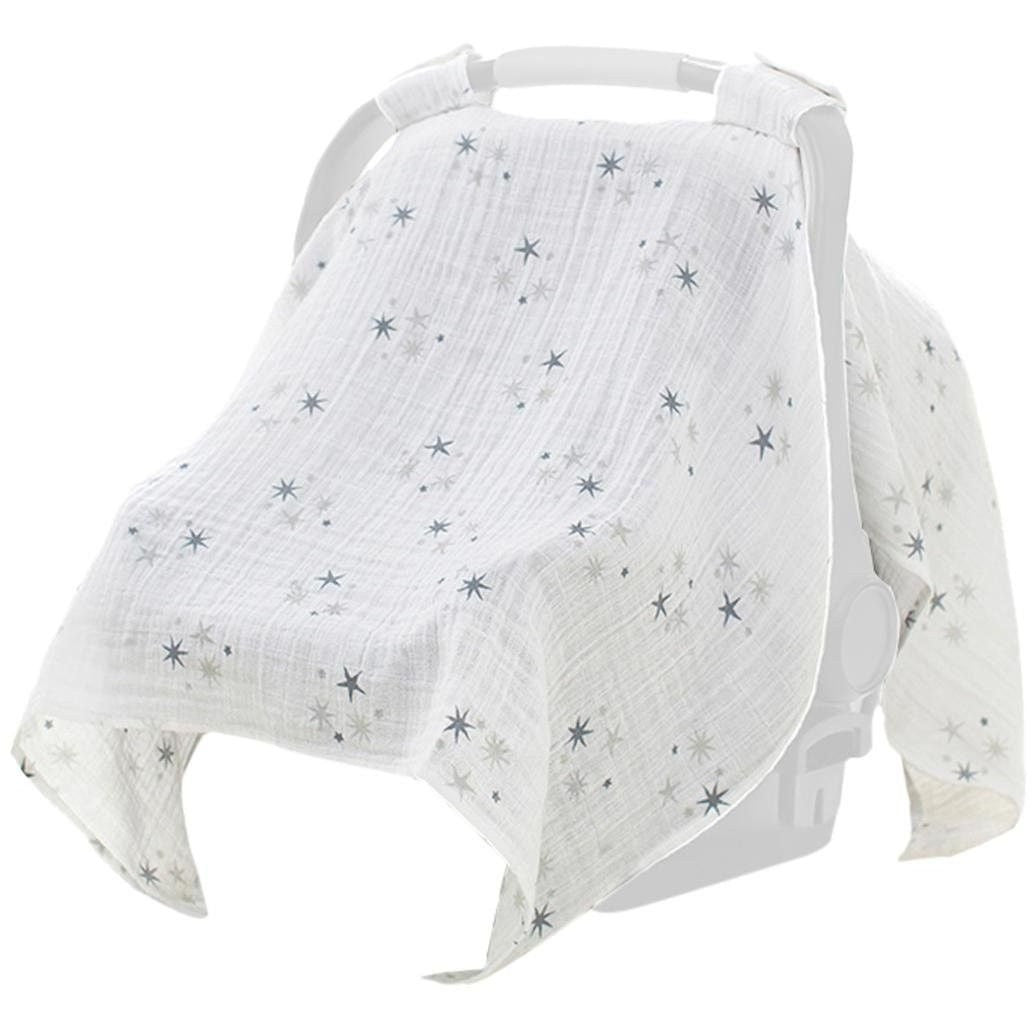 Aden and Anais - Car Seat Canopy - Twinkle Star, , Car Accessories, Aden and Anais, Carry Them Close - 3
