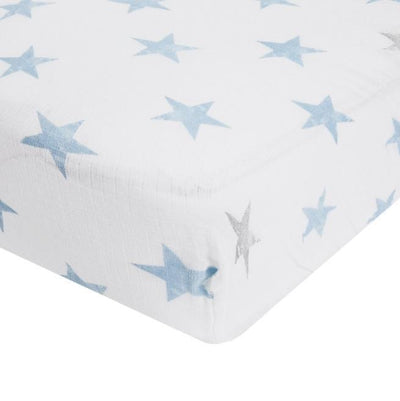 Aden and Anais - Aden by Aden + Anais - Cot Sheet Muslin - Dapper Stars