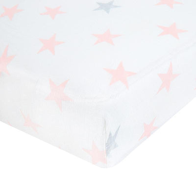 Aden and Anais - Aden by Aden + Anais - Cot Sheet Muslin - Doll Stars