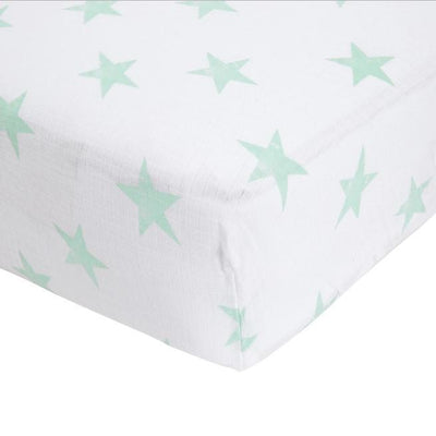 Aden and Anais - Aden by Aden + Anais - Cot Sheet Muslin - Dream Stars