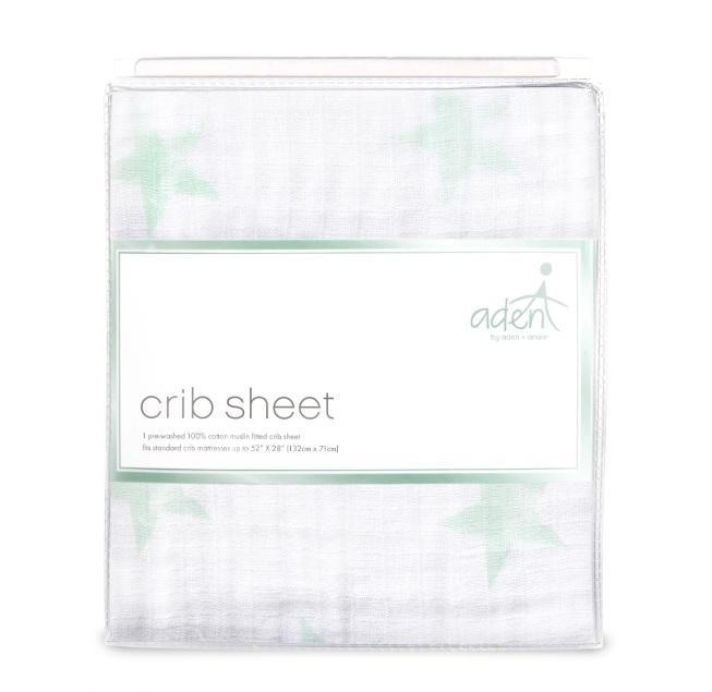 Aden and Anais - Aden by Aden + Anais - Cot Sheet Muslin - Dream Stars