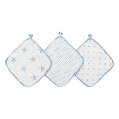 Aden and Anais - Aden by Anais - Wash Cloth Set - Dapper