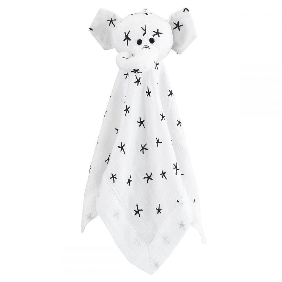 Aden and Anais - Silky Soft Bamboo Musy Mate Lovely Comforter - Midnight (Elephant)