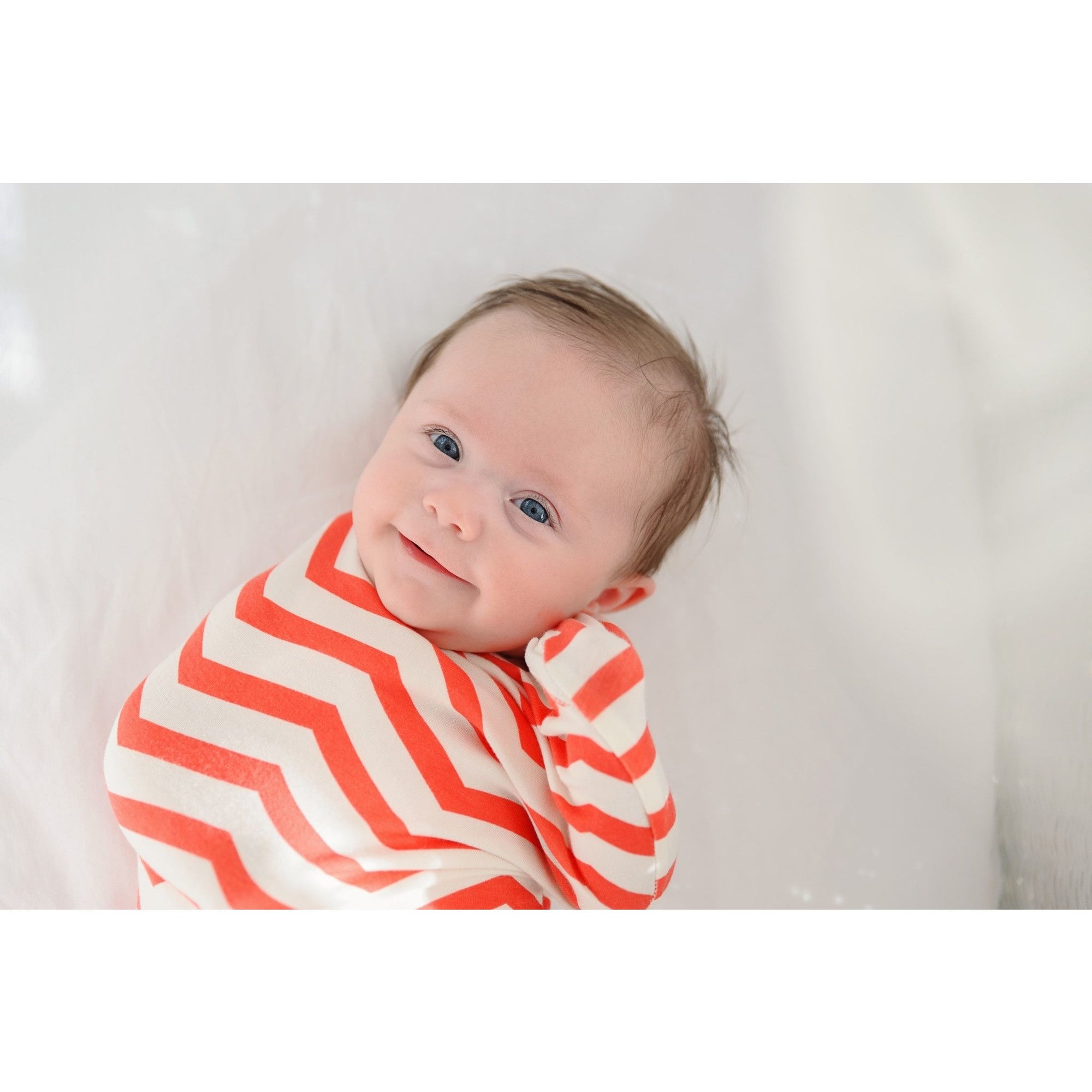 ErgoPouch - AirCocoon Summer Swaddle - Coral Chevron, , Swaddle, ErgoCocoon, Carry Them Close - 3