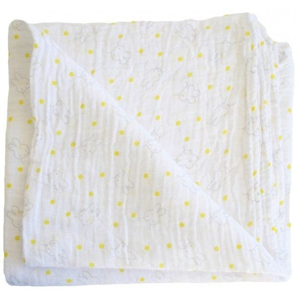 Alimrose Muslin Swaddle - Remy Bunny Yellow - Swaddle - Alimrose - Afterpay - Zippay Carry Them Close