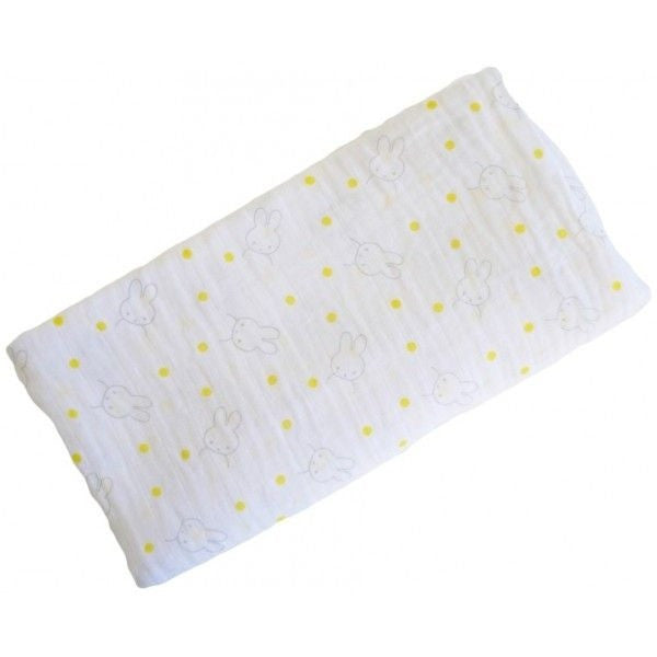 Alimrose Muslin Swaddle - Remy Bunny Yellow - Swaddle - Alimrose - Afterpay - Zippay Carry Them Close