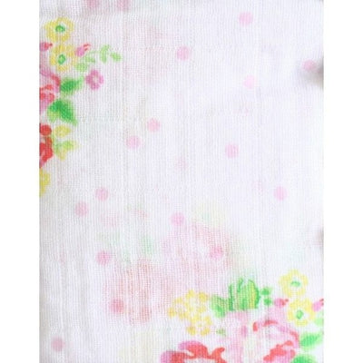 Alimrose Muslin Swaddle - Rose Floral Spots - Swaddle - Alimrose - Afterpay - Zippay Carry Them Close