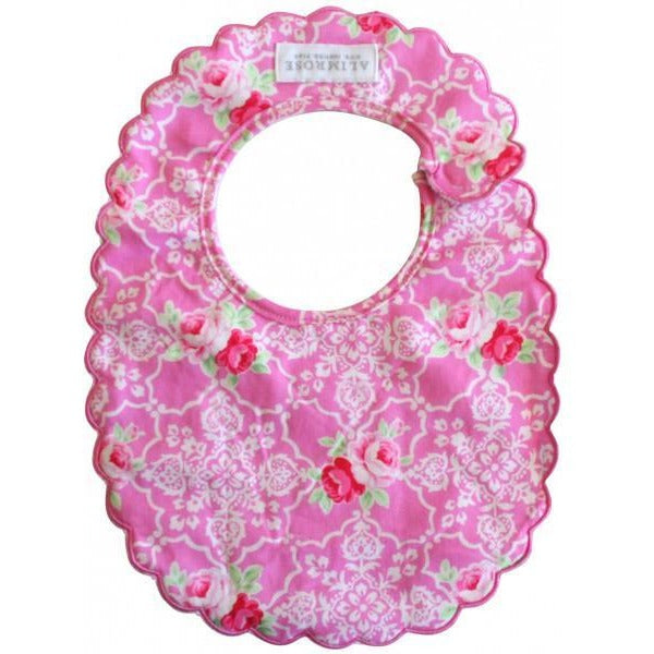 Alimrose - Scallop Bib Pink Rose