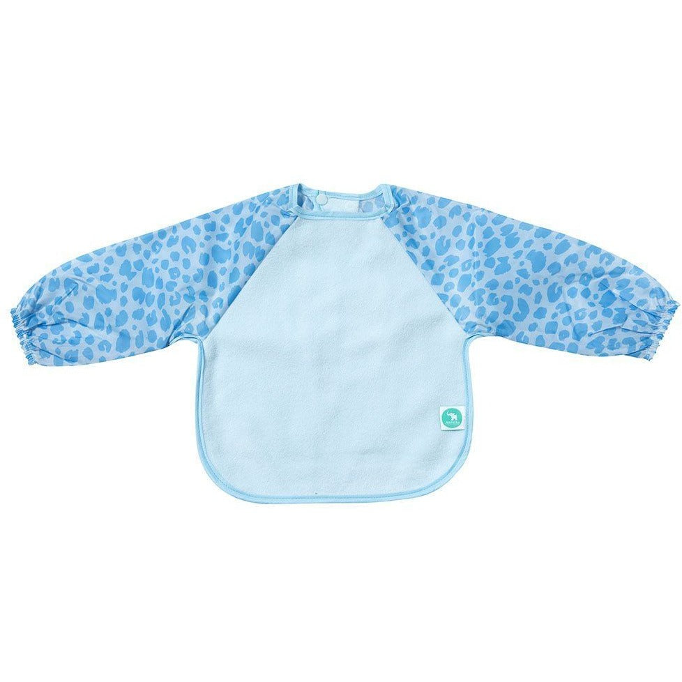 All4Ella Bibs Long Sleeve (Set 2) - Leopard Blue - Clothing - All4Ella - Afterpay - Zippay Carry Them Close