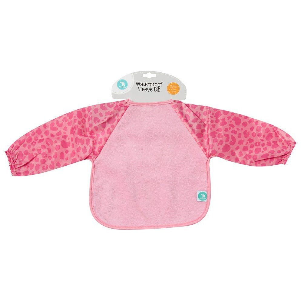 All4Ella Bibs Long Sleeve (Set 2) - Leopard Pink - Clothing - All4Ella - Afterpay - Zippay Carry Them Close