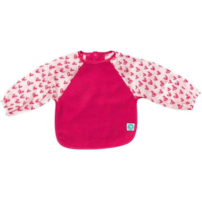 All4Ella Bibs Long Sleeve (Set 2) - Pink Hearts - Clothing - All4Ella - Afterpay - Zippay Carry Them Close