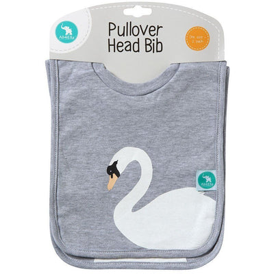 All4Ella Bibs Pull over Head (Set 2) - Swan - Clothing - All4Ella - Afterpay - Zippay Carry Them Close