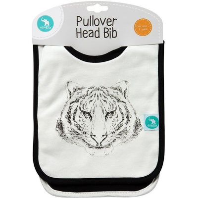 All4Ella Bibs Pull over Head (Set 2) - Alphabet Black - Clothing - All4Ella - Afterpay - Zippay Carry Them Close