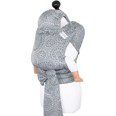 Fidella Fly Tai - MeiTai babycarrier Limited Edition Mosaic Stone Grey (Baby Size - From Birth), , Mei Tai, Fidella, Carry Them Close - 6