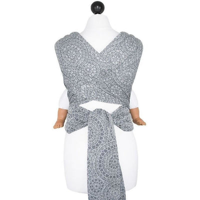 Fidella Fly Tai - MeiTai babycarrier Limited Edition Mosaic Stone Grey (Baby Size - From Birth), , Mei Tai, Fidella, Carry Them Close - 5