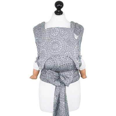 Fidella Fly Tai - MeiTai babycarrier Limited Edition Mosaic Stone Grey (Baby Size - From Birth), , Mei Tai, Fidella, Carry Them Close - 8