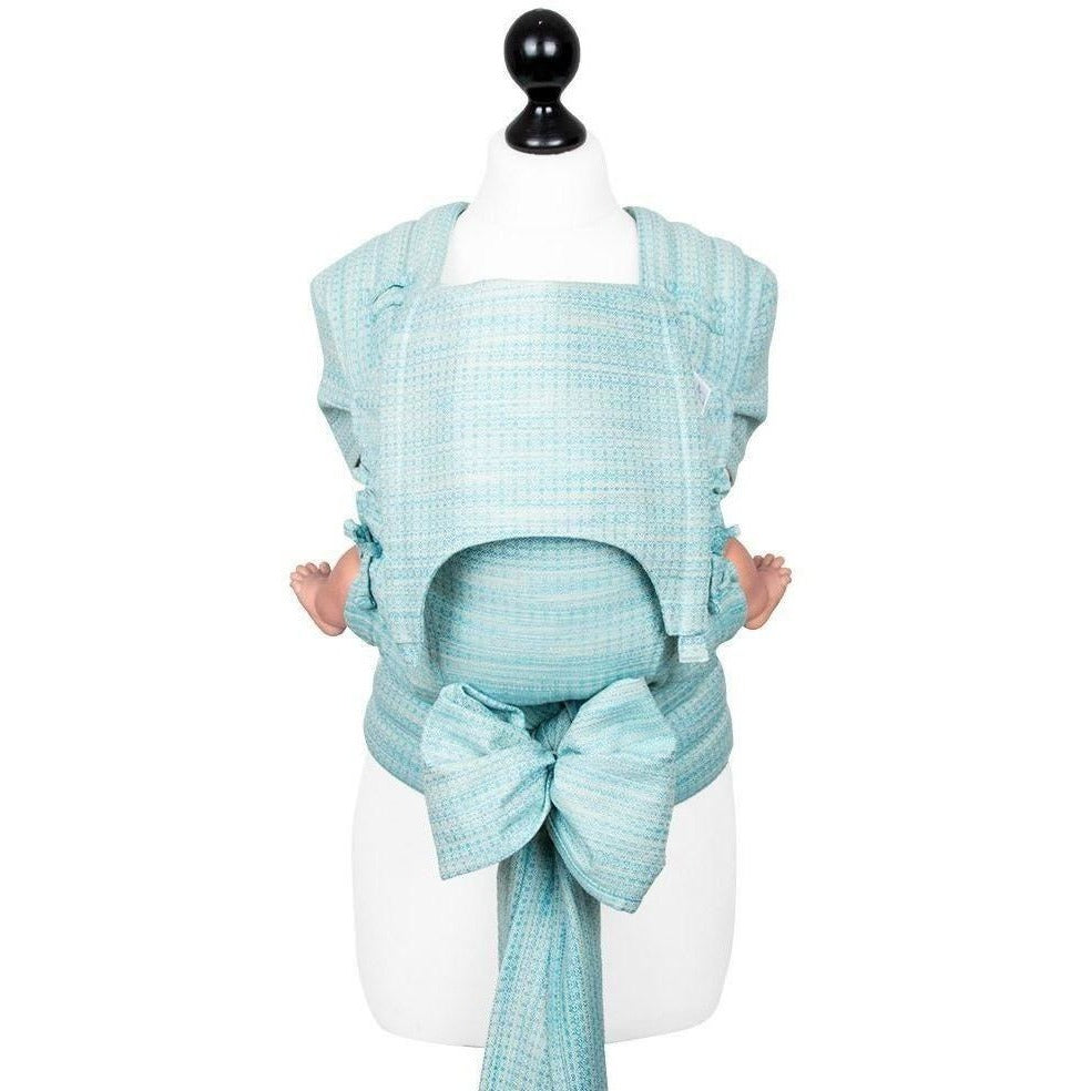 Fidella Fly Tai - MeiTai babycarrier Limited Edition - Heart Rows (Baby - Newborn +), , Mei Tai, Fidella, Carry Them Close - 5