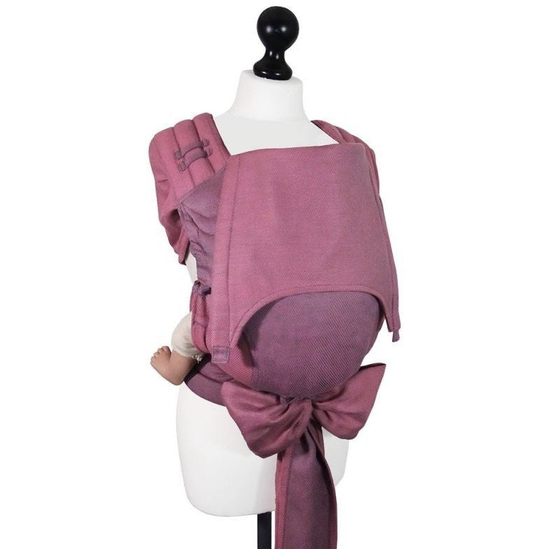 Fidella Fly Tai - MeiTai babycarrier Limited Edition - Lines pink (Baby Size from Birth) - Meh Dai - Fidella - Afterpay - Zippay Carry Them Close