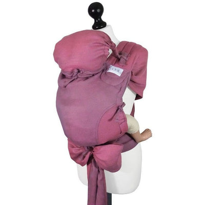 Fidella Fly Tai - MeiTai babycarrier Limited Edition - Lines pink (Baby Size from Birth) - Meh Dai - Fidella - Afterpay - Zippay Carry Them Close
