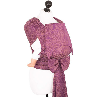 Fidella Fly Tai - MeiTai babycarrier Limited Edition Masala Mauve (Baby Size - From Birth), , Mei Tai, Fidella, Carry Them Close - 9
