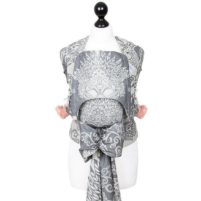 Fidella Fly Tai - MeiTai babycarrier Venetian Mask Grey (Baby Size - From Birth) Limited Edition - Meh Dai - Fidella - Afterpay - Zippay Carry Them Close