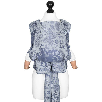 Fidella Fly Tai - MeiTai babycarrier Medley Serenity Blue (Baby Size - From Birth) - Meh Dai - Fidella - Afterpay - Zippay Carry Them Close