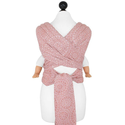 Fidella Fly Tai - MeiTai babycarrier Limited Edition Mosaic Soft Coral (Baby Size - From Birth) - Meh Dai - Fidella - Afterpay - Zippay Carry Them Close