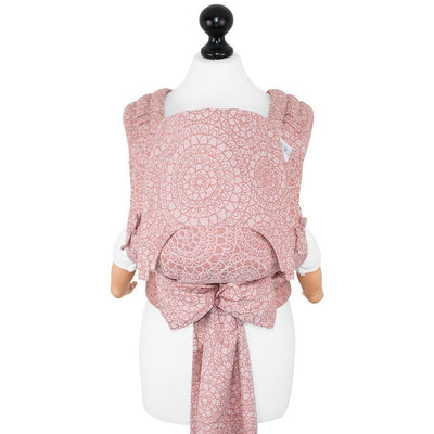 Fidella Fly Tai - MeiTai babycarrier Limited Edition Mosaic Soft Coral (Baby Size - From Birth) - Meh Dai - Fidella - Afterpay - Zippay Carry Them Close