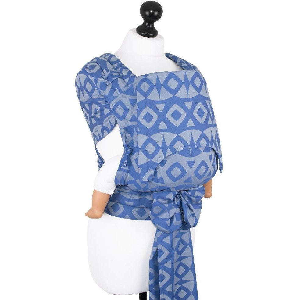 Fidella Fly Tai - MeiTai babycarrier Limited Edition Night Owl Blue (Baby Size - From Birth), , Mei Tai, Fidella, Carry Them Close - 7