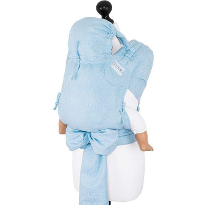 Fidella Fly Tai - MeiTai babycarrier Star Tile blue glass (Baby +) - Mei Tai - Fidella - Afterpay - Zippay Carry Them Close