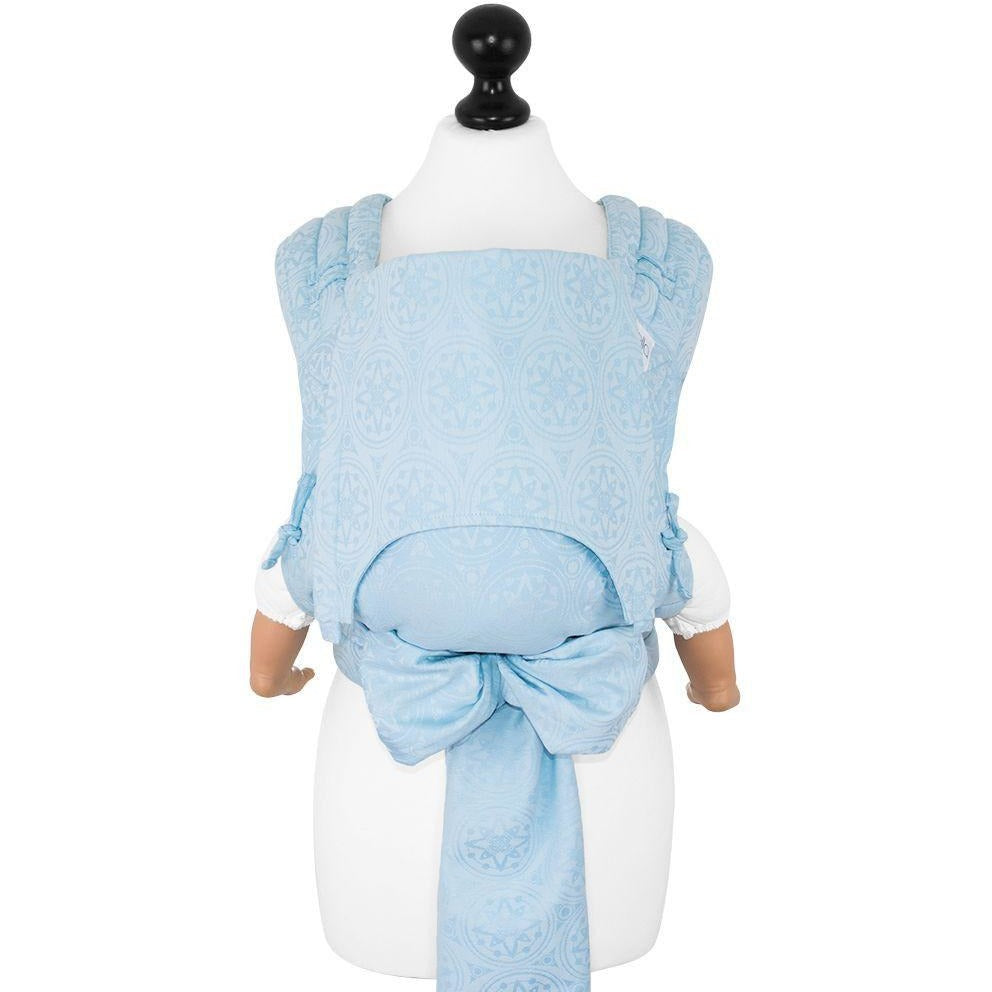 Fidella Fly Tai - MeiTai babycarrier Star Tile blue glass (Baby +) - Mei Tai - Fidella - Afterpay - Zippay Carry Them Close