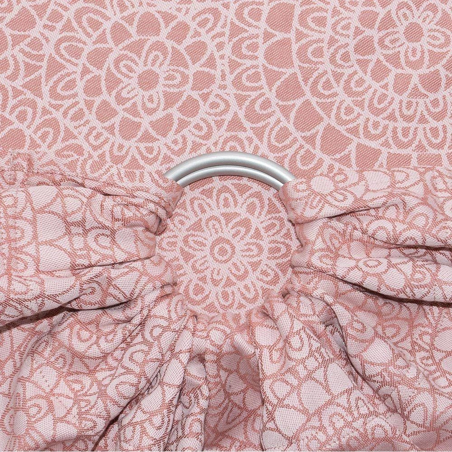 Fidella Ring Sling - Mosaic Soft Coral - Ring Sling - Fidella - Afterpay - Zippay Carry Them Close