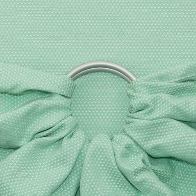 Fidella Ring Sling - Triangle Pattern Seafoam - Ring Sling - Fidella - Afterpay - Zippay Carry Them Close